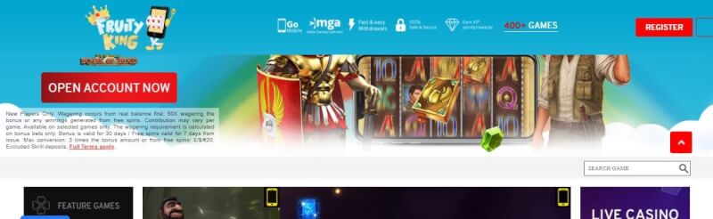 fruity master homepage provides gambling games, bonus od pierwszego depozytu i kampanie dla zupełnie nowych graczy-logo