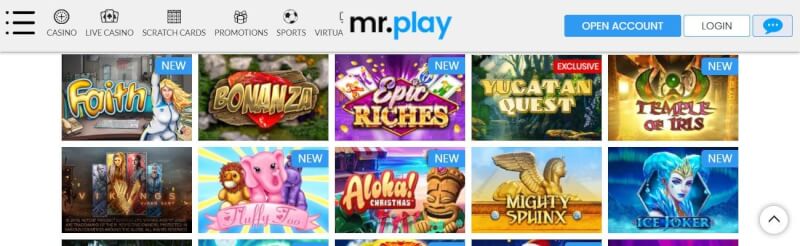 mr play website offers gambling games, Dodatkowa wpłata i oferty dla zupełnie nowych graczy-logo