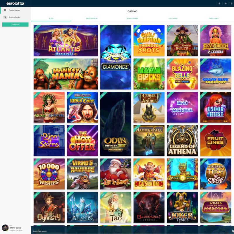 Eurolotto screenshot 1