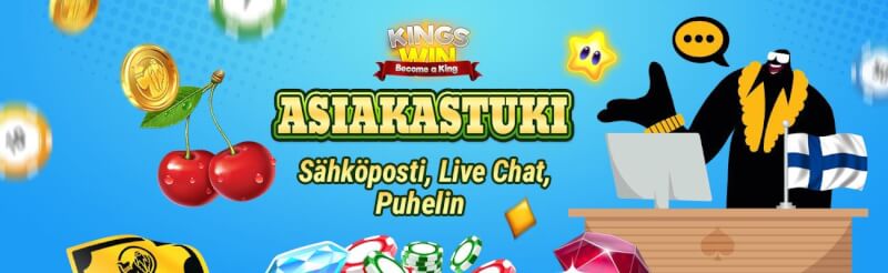 kingswin casino support options review-logo