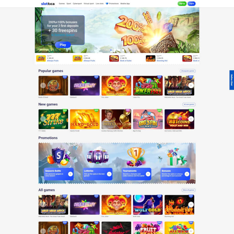 Slottica screenshot 1