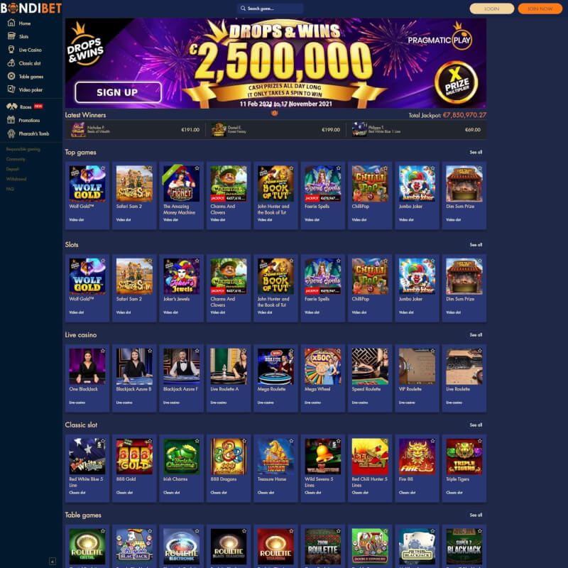 Bondibet screenshot 1
