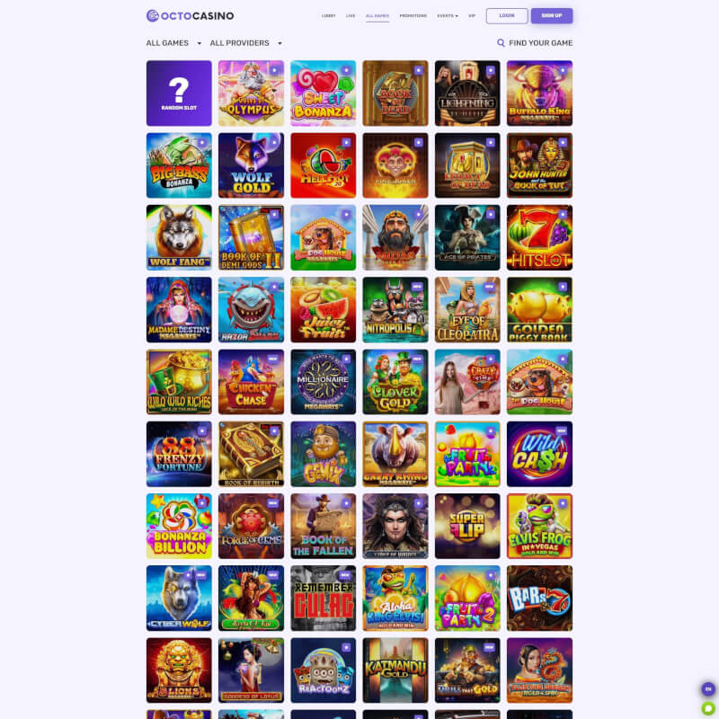 Octocasino screenshot 2