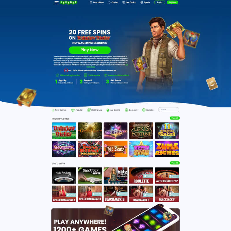 Jeffbet screenshot 2