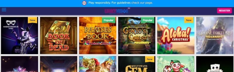 lucky vegas homepage provides casino games, Dodatkowa wpłata i oferty dla zupełnie nowych graczy-logo