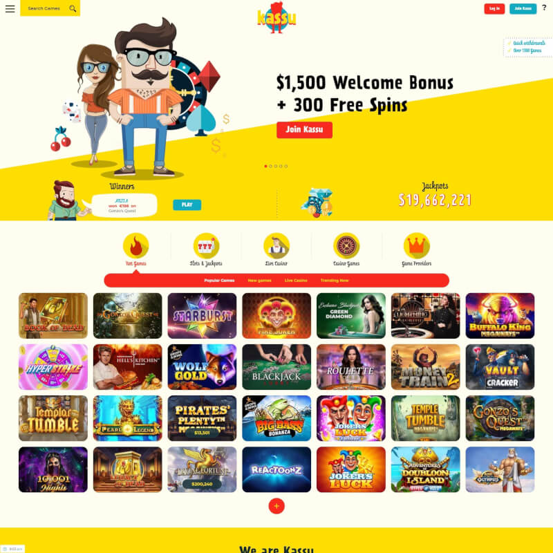 Kassu Casino screenshot 1