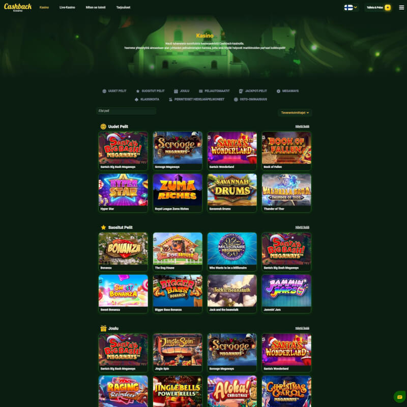 Cashback Kasino screenshot 2