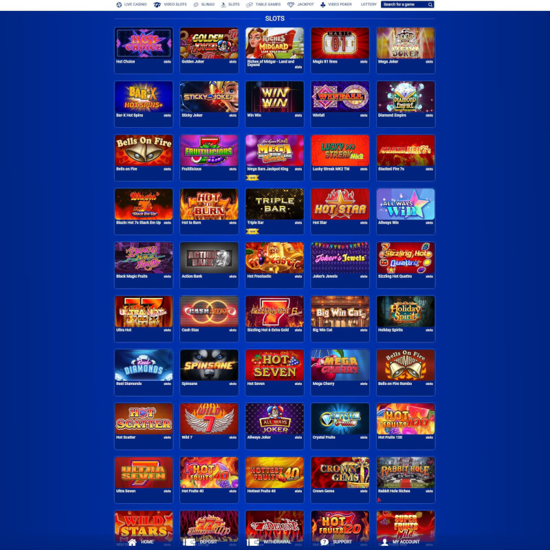 All-british Casino screenshot 2