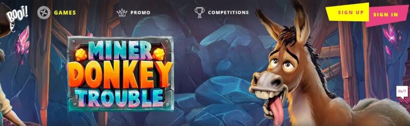 booi casino website provides gambling games, bonus za pierwszy depozyt i kampanie dla nowych graczy-logo