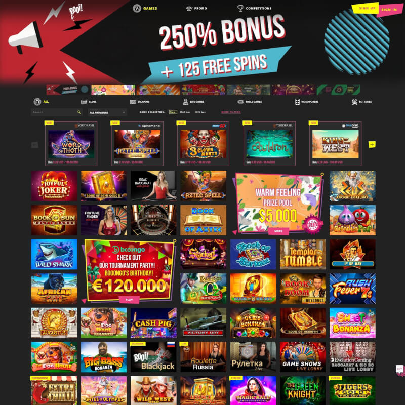Booi Casino screenshot 1