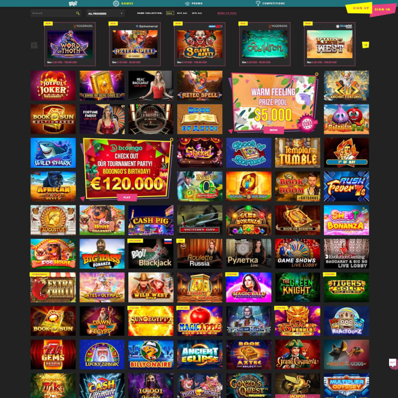 Booi Casino screenshot 2