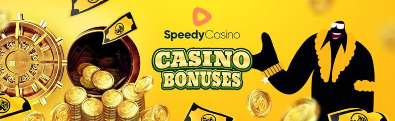 speedy casino provides welcome extra with non gluey extra for all brand new players-logo