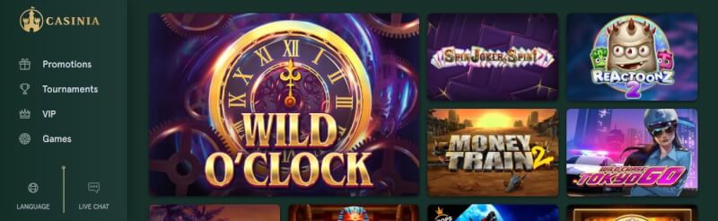casinia homepage offers gambling games, Dodatkowa wpłata i oferty dla zupełnie nowych graczy-logo