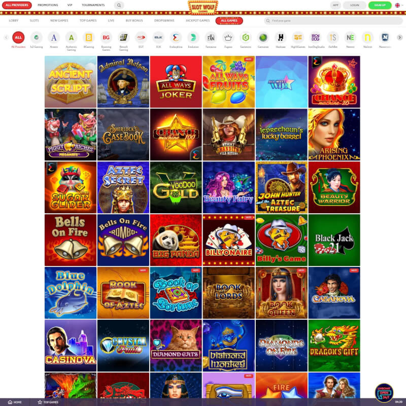 Slotwolf screenshot 2