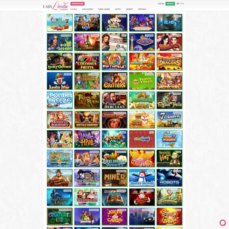 womanLinda Casino screenshot 2