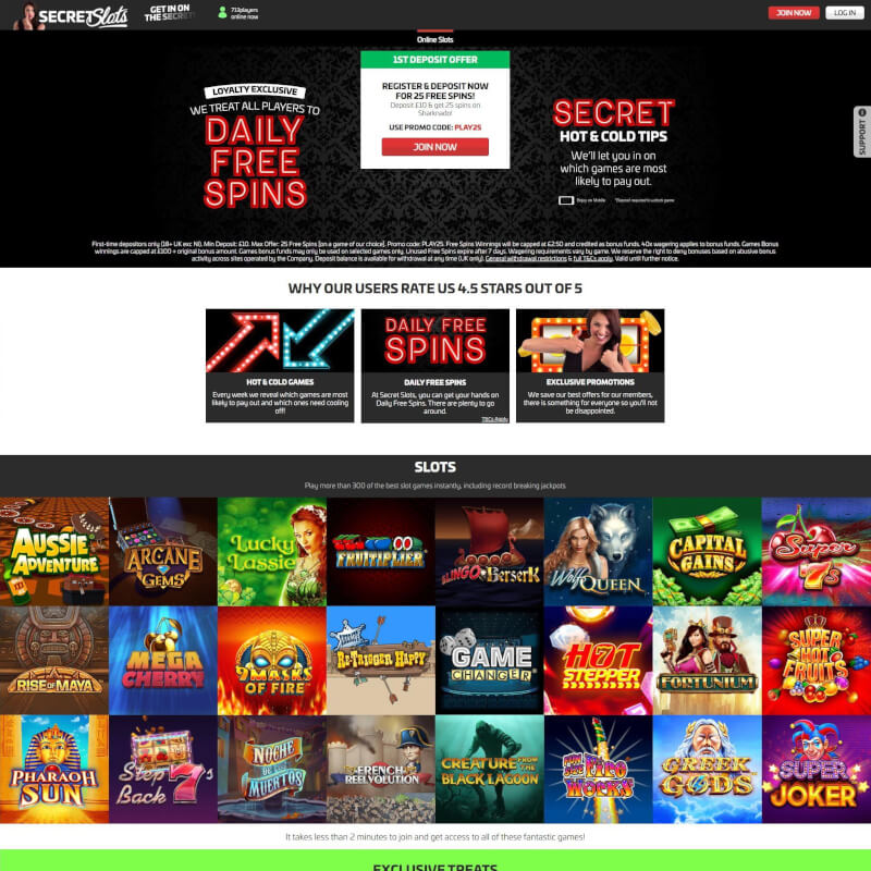 Secret slot machines Casino screenshot 1