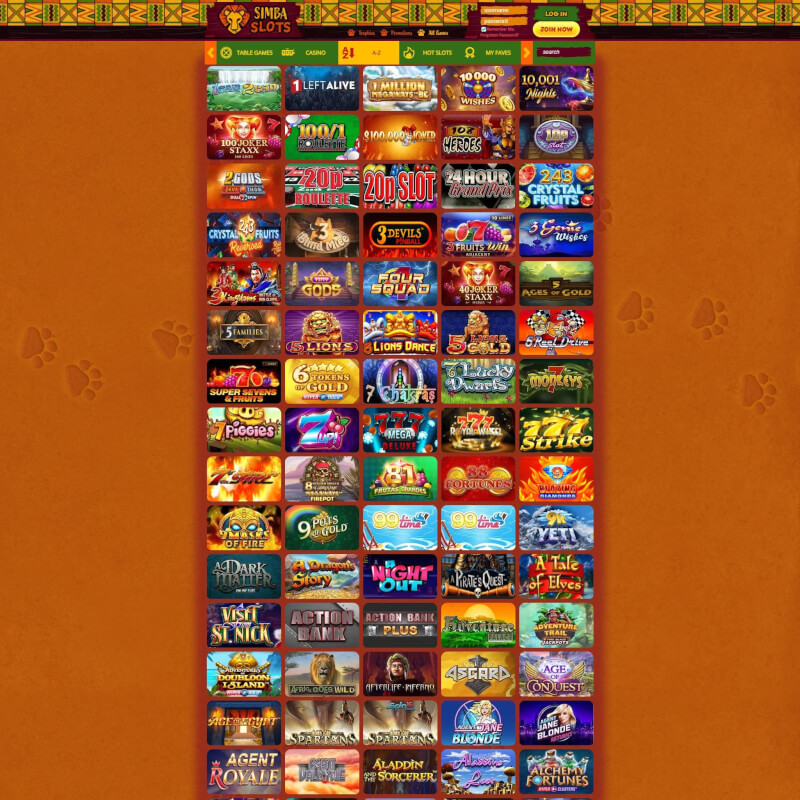 Simba Slots Casino screenshot 2