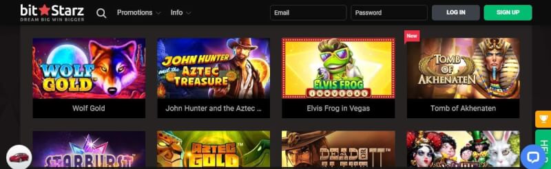 bitstarz website provides gambling games and campaigns for new players-logo