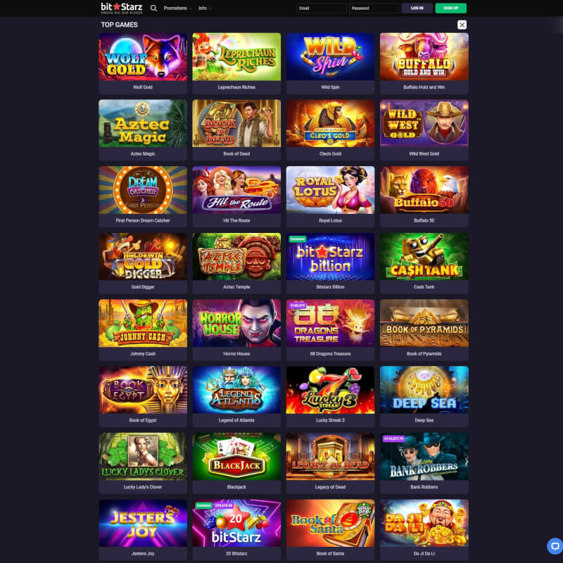 Bitstarz Casino screenshot 2