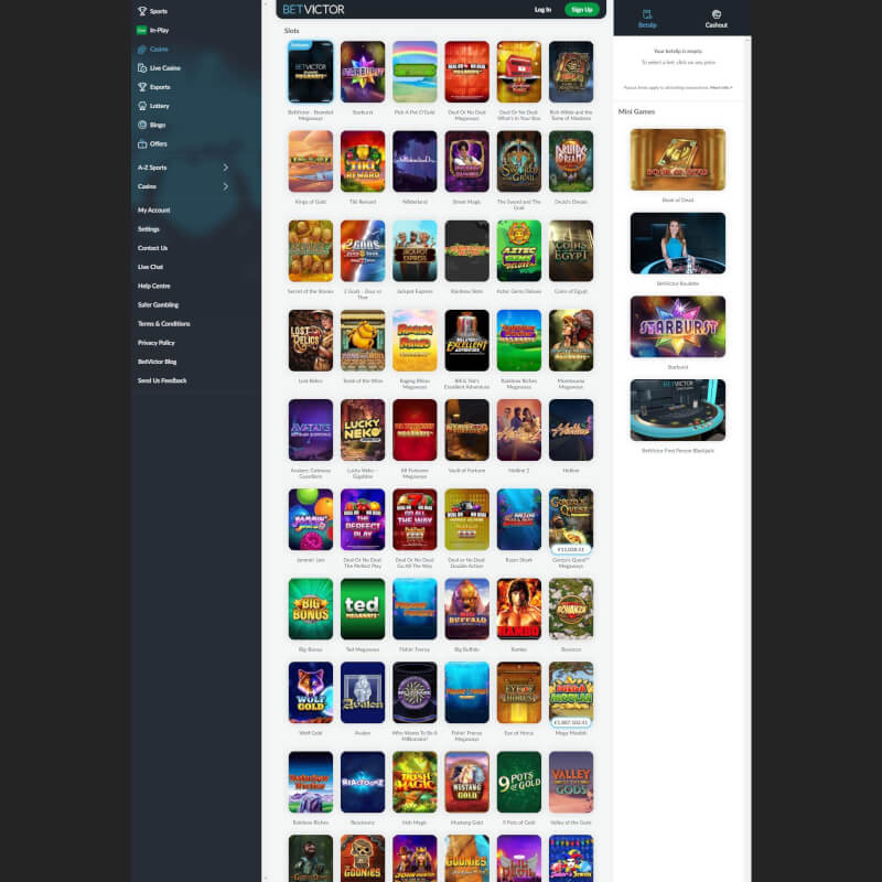 BetVictor Casino screenshot 2