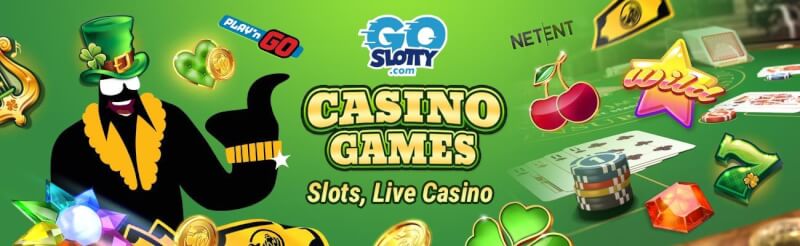 goslotty games and slot machines. play online slots and live casino games-logo
