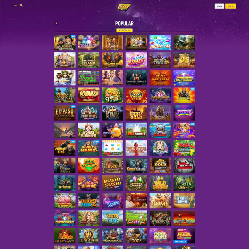 Lucky Casino screenshot 2