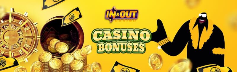 If you’re looking to benefit from a casino bonus after that in and out casino may be a choice for you-logo