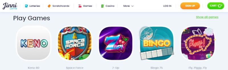 jinnilotto homepage provides casino games, bonus od pierwszego depozytu i oferty dla zupełnie nowego logo gracza