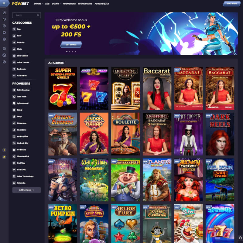 PowBet screenshot 2