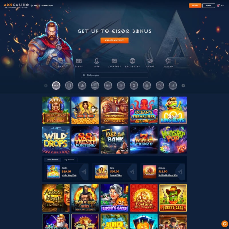 Axe Casino  screenshot 1