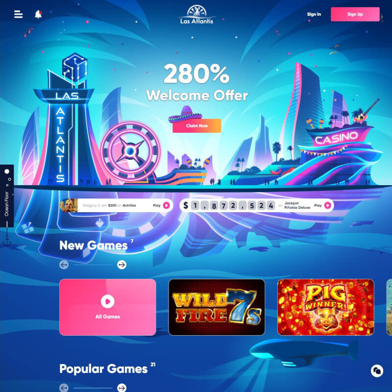 Las Atlantis Casino screenshot 1