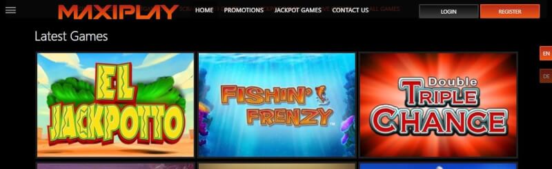maxiplay homepage offers casino games, bonus od pierwszego depozytu i kampanie dla nowych graczy-logo