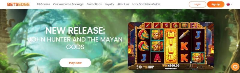 betsedge casino offers all gambling games, promotions and welcome extra for new players-logo
