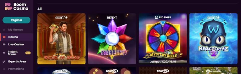 Boom Casino Games i automaty-logo