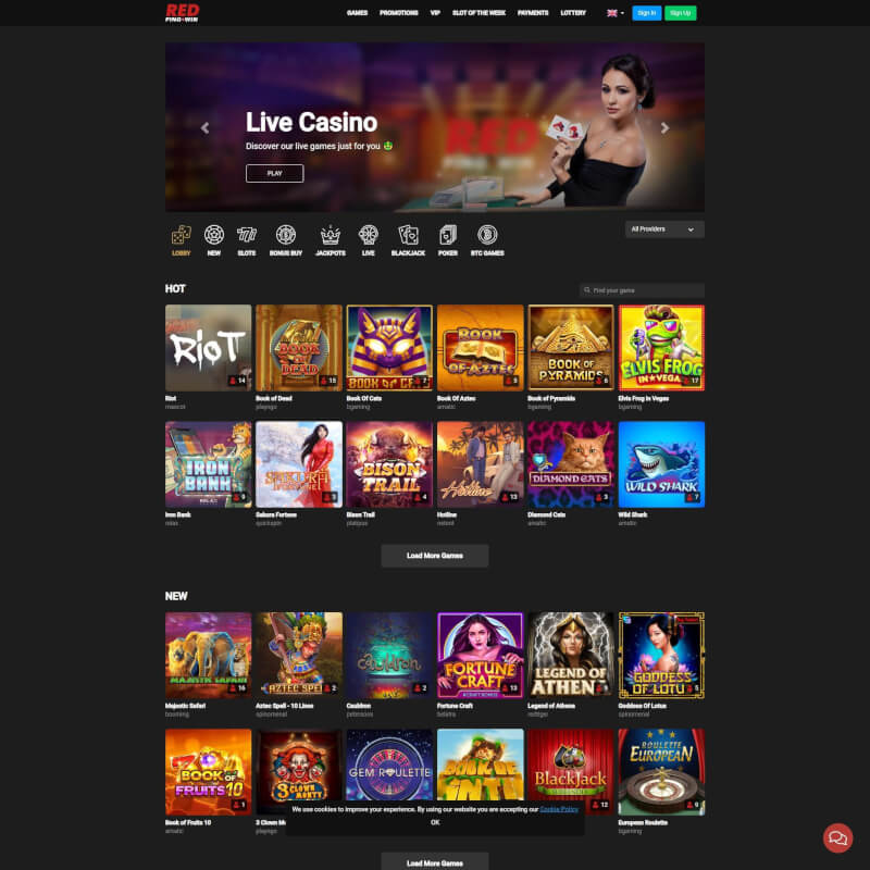 Red Ping Win Casino screenshot 1