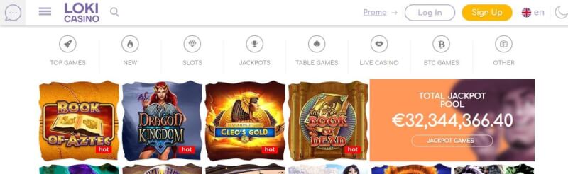loki casino homepage provides casino games, dodatek do pierwszej wpłaty i oferty dla nowych graczy-logo