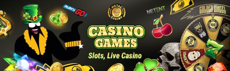 metal casino offers various casino games like slots, gry hazardowe na żywo, takie jak blackjack, logo bakarata i ruletki