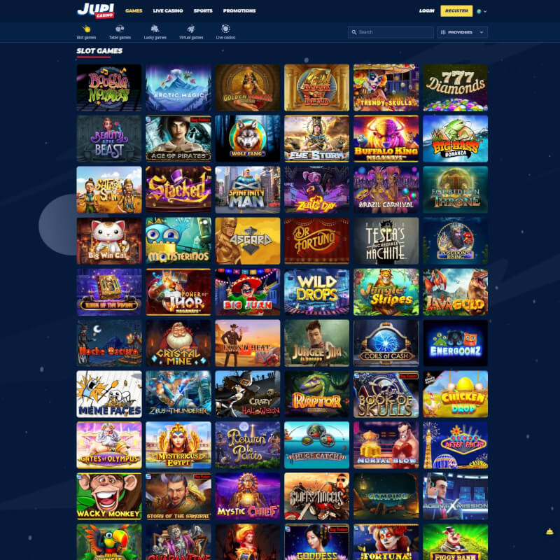 Jupi Casino screenshot 2