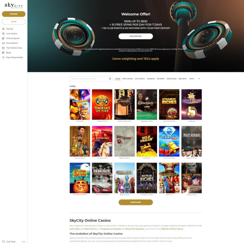 Sky City Casino screenshot 1