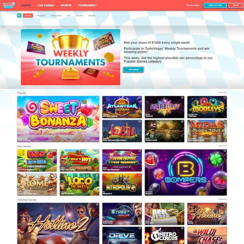Turbo Las vegas screenshot 1
