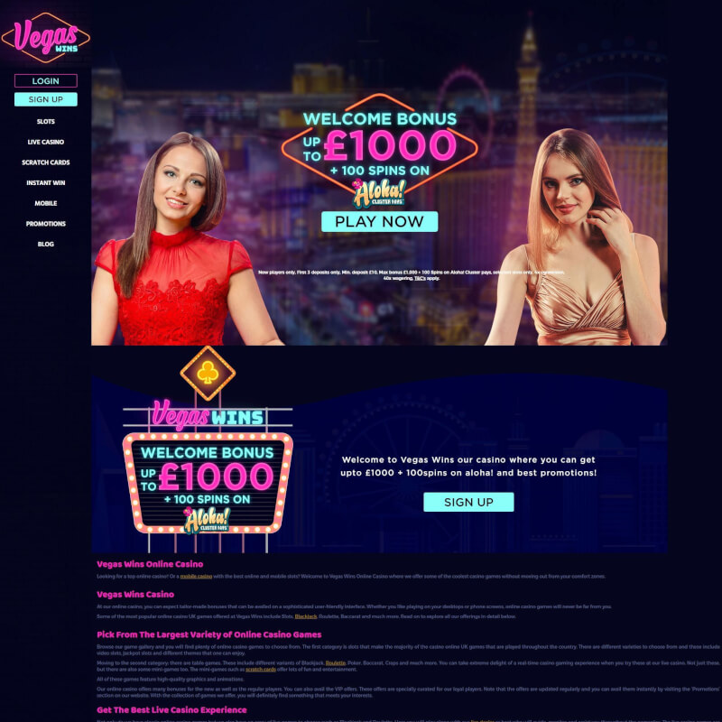 Vegas Wins screenshot 1