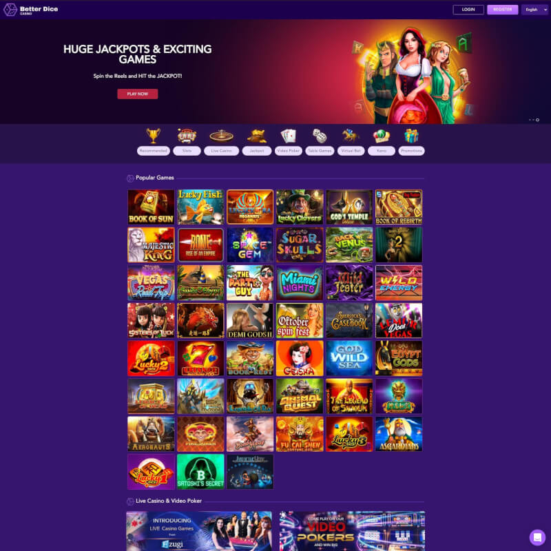 Better Dice Casino screenshot 1