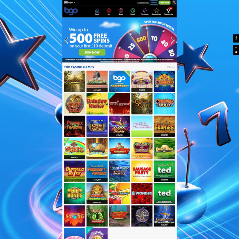 BGO Casino screenshot 2