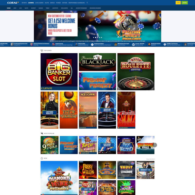 Coral Casino screenshot 1
