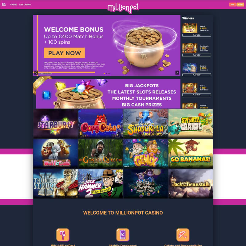 MillionPot screenshot 1