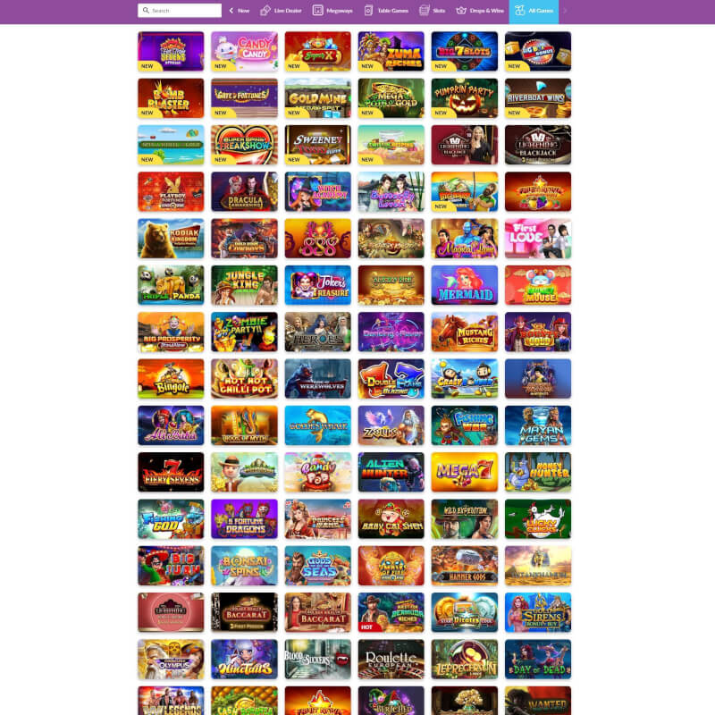 Spinni Casino screenshot 2