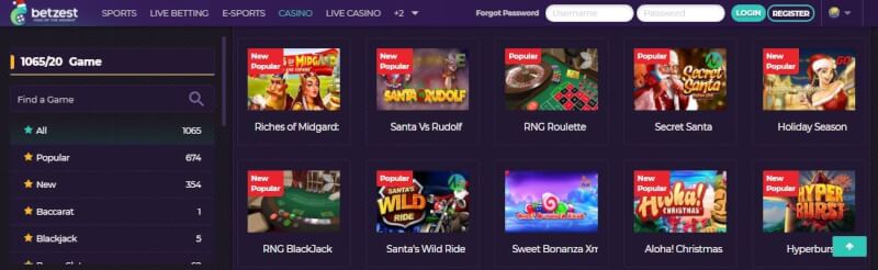 betzest homepage offers gambling games, Dodatkowa wpłata i oferty dla zupełnie nowych graczy-logo