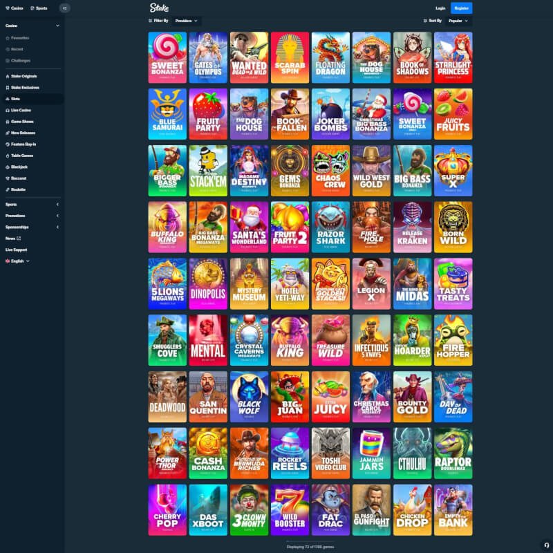 Stake Casino screenshot 2