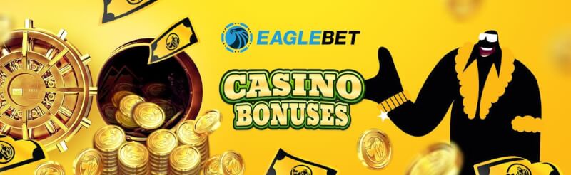 If you’re looking to benefit from an innovative new casino extra then eaglebet welcome bonus and free spins may be a great selection for you-logo