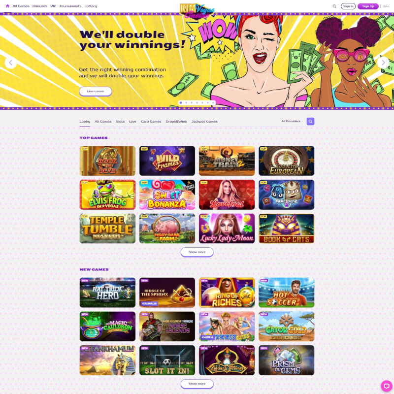 Kim Vegas Casino screenshot 1